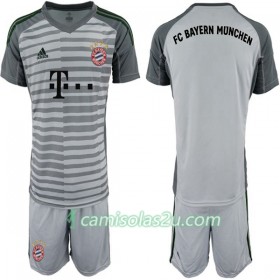 Camisolas de Futebol FC Bayern München Guarda Redes Criança Equipamento Principal 2018/19 Manga Curta